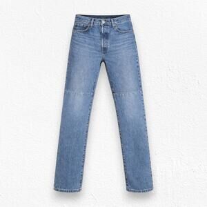 Levi's 501 Medium Wash 150th Anniversary High Rise Straight Leg Jeans Size 30